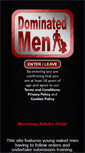 Mobile Screenshot of dominated-men.net